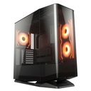 Case Gaming Cougar FV270 RGB Media Torre Malla E-ATX Negro (Sin Fuente)