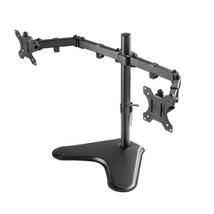 Bracket de Escritorio Unno Tekno Dual TM8001BK 12-32" Articulado Negro