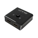 Splitter Unno Tekno HB1201BK 2 Puertos HDMI