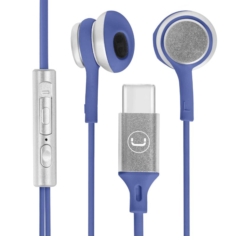 Audífonos In-Ear Unno Tekno HS7005BL USB-C Ultra Azul