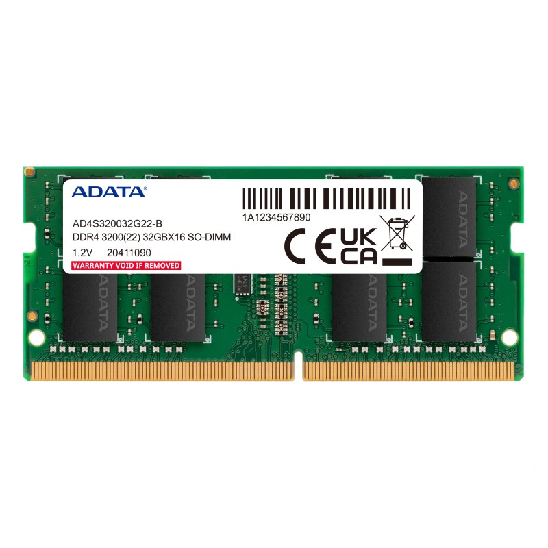 Memoria RAM DDR4 SODIMM 8GB ADATA Premier 3200MHz CL22