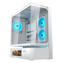 Case Gaming Cougar CFV235 Vision Media Torre ATX Blanco (Sin Fuente)