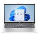 Laptop HP 14" Intel Core i3‑1315U 8GB RAM 512GB SSD Intel UHD Graphics W11 Home Plateada Teclado Español
