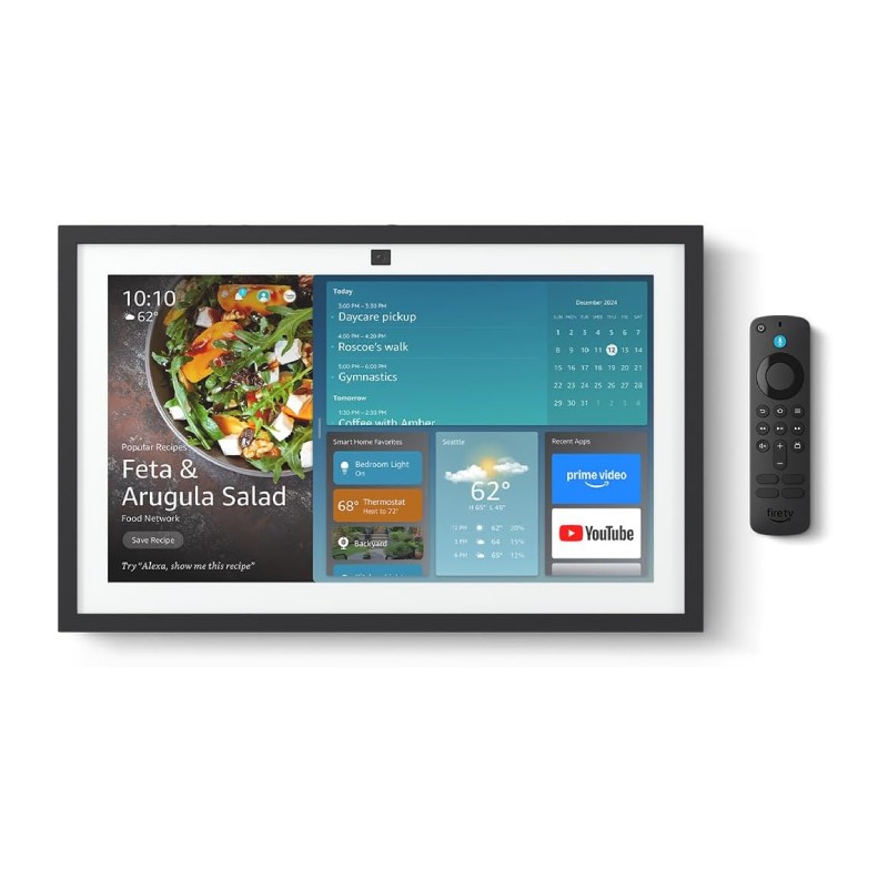Pantalla Inteligente Amazon Echo Show 15 Full HD 15.6" con Alexa y Fire TV Negro