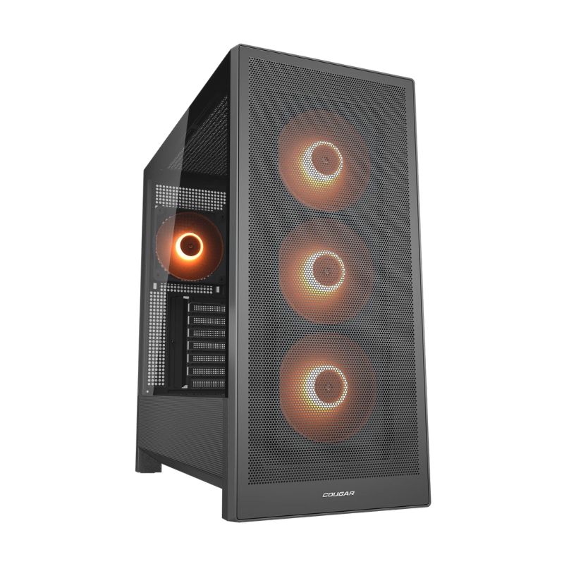 Case Gaming Cougar MX230 RGB Media Torre ATX Negro (Sin Fuente)