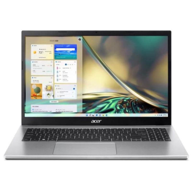 Laptop Acer A3 15" Intel Core i5-1235U 16GB RAM 512GB SSD Intel Graphics W11 Home Plateada Teclado Español