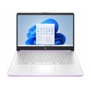 Laptop HP 14-dq6105dx 14" Intel Celeron N150 4GB RAM 128GB UFS W11S Home Oro Rosa Teclado Inglés