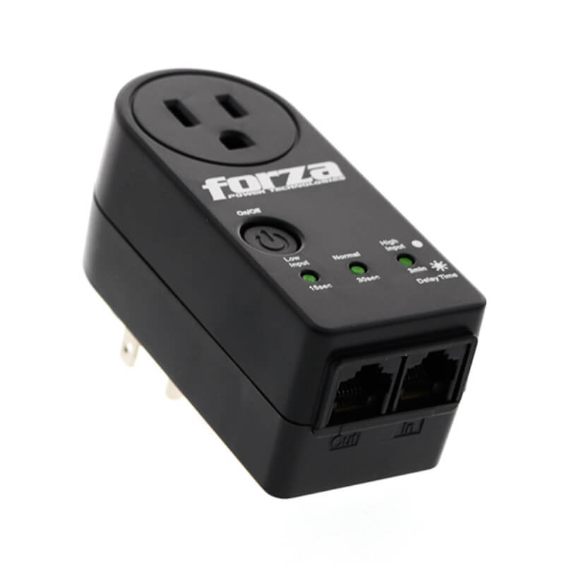 Protector de Sobretensión Forza FVP-1201N 1800W Negro