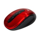 Mouse Inalámbrico Klip Xtreme Vector 3D Óptico 1600DPI Rojo