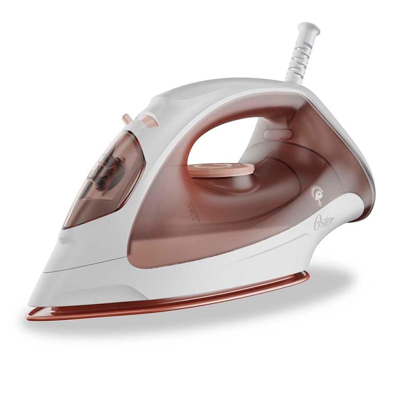 Plancha Oster para Ropa a Vapor Suela anti-adherente Rosada