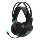 Audífonos Tipo Headset Unno Tekno HS7235GN 3.5mm y USB Brave BRV35 con Micrófono Gris