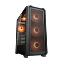 Case Gaming Cougar MX600 AIR PRO Media Torre ATX Negro (Sin Fuente)